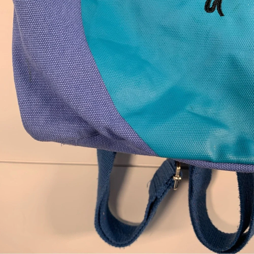 Disney Parks Lilo & Stitch‎ Mini Backpack Plush Ears Canvas Drawstring Cute